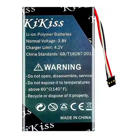 For Garmin Varia TL 1900Mah High Capacity Bicycle Radar Taillight Battery 361-00082-00 Fast Charging