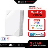 MERCUSYS 🔥UNLIMITED🔥 Mod Modem MB510-5G 5G SIM Card Router AX1500 WiFi 6 Dual-Band Gigabit EasyMesh 