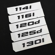 3D ABS Black Car Trunk Sticker 114i 116i 118i 120i 123i 125i 130i 116d 118d 120d 125d 130d Emblem Lo