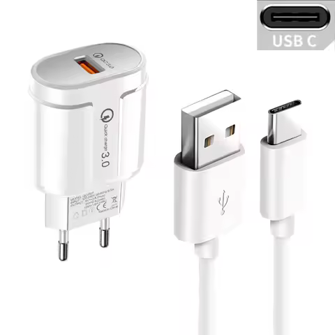 QC 3.0 Fast Phone Charger For Samsung A52 A32 A72 A42 A12 A22 M32 5G A21S A51 A71 Travel Wall Charge