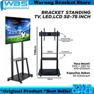 Tv Stand Bracket/TV Stand Bracket/LED TV Stand Bracket Push &amp; Wheels 24-32-40-43-50-55-60-65 Inch