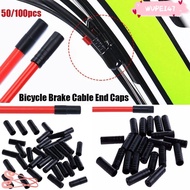 WUPEI47AD 50/100pcs Outer Cable Cover High quality Black Plastic Shift/Brake Cap