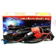 Relay Set H7/H1 Cable Set 4 Relay Autovision Light System Kit 3RApex for H7 and H1 Bulbs