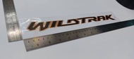 สติ๊กเกอร์ดั้งเดิม ติดฝาท้าย  WILDTRAK เล็ก FORD RANGER  ปี2022 ขึ้นไป 1ชุดมี 1 ชิ้น sticker แต่งรถ ติดรถ ขอบส้ม ฟอร์ด เรนเจอร์