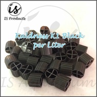 Kaldness K1 Black Kaldnes K1 1L Biological Media Filter MBBR Pesu Media