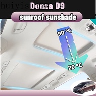 Denza D9 Sun Visor Sunshade Uv Insulation Electrostatic Installation Black and White Sunroof Sunshad