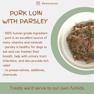 Barks ‘n’ Bytes Pork Loin with Parsley