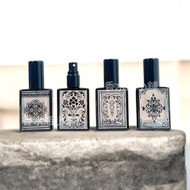 Screw Mouth 15ml Perfume Bottle Perfume Packing Lotion Packing Bottle Glass Spray Bottle Black