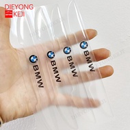 4pcs BMW Logo Car Door Guard Edge Protector Anti-Collision Strip Self-adhesive Stickers Getah Pintu 