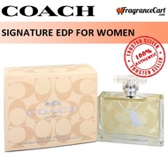 Coach Signature EDP for Women (100ml) Eau de Parfum Gold [Brand New 100% Authentic Perfume]
