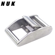 Stainless Steel 316 Webbing Buckle Binding Strap Press Buckle Webbing Head Clamping Tightener Lockin