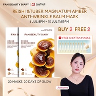 【Jomamas Exclusive】FAN BEAUTY DIARY REISHI & TUBER MAGNATUM AMBER ANTI-WRINKLE BALM FACE MASK For