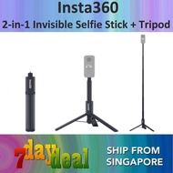 Insta360 2 in 1 Invisible Selfie Stick + Tripod (For Insta360 One X2, X3, GO 2, ONE RS, and ONE X cameras)