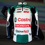 เสื้อแขนยาว MotoGP Castrol Honda LCR Team เสื้อบิ๊กไบค์โมโตจีพี ทีม คาสตรอล ฮอนด้า แอลซีอาร์ #MG0155 รุ่น โจฮัน ซาร์โก้#5 ไซส์ S-5XL