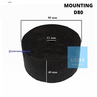 MESIN Engine Mounting Rubber Engine Mount D80 T40
