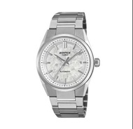 太子/銅鑼灣門市 CASIO 卡西歐 EDIFICE EFK-110 系列 白色 EFK-110D-7A 自動機械錶 日本製機芯 一年保養