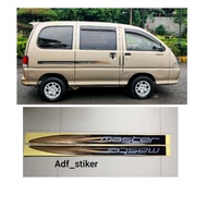 Zebra Espass Master Body List Sticker Daihatsu Espass minibus Futura Sticker/