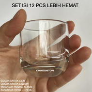 Gelas Mini ICHIMEGASTORE Gelas Lilin Liquor Glass Candle Glass Shot Glass