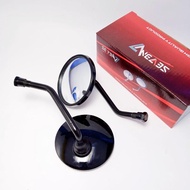 Spion Vespa Honda Yamaha Suzuki Kawasaki Spion Bulat Krom Chrome Hitam Universal All Motor Matic Beb