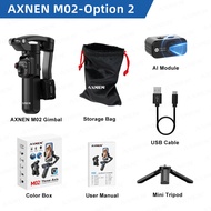 AXNEN M02 Phone Stabilizer 3-Axis Foldable Handheld Gimbal AI Face Tracking for iPhone Android Smart