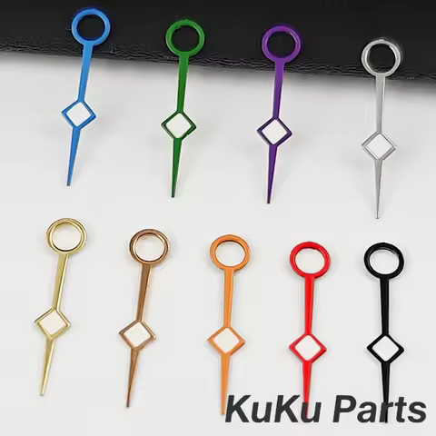 NH34 Snowflake GMT 12.5MM GMT Red Blue Green Purple Black Silver Orange GMT Hands Green Luminous Fit