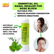 Nose Block Essential Oil Nasal Inhaler by Big Care Mart - Natural Decongestant