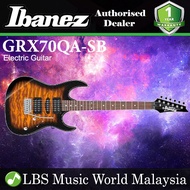 Ibanez GRX70QA-SB Solid Body Poplar Body Humbucker Pickup Electric Guitar Sunburst (GRX70QA)