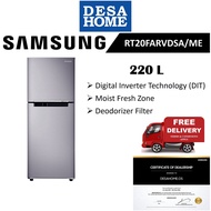 (FOC SHIPPING WITHIN KL) SAMSUNG RT20FARVDSA/ME  220L 2 DOORS TOP MOUNT REFRIGERATOR WITH DIGITAL IN