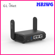 MRIWG Gl.inet GL-AXT1800 (หินชนวน) เราเตอร์พกพา Wi-Fi 6กิกะบิตไคลเอนต์และเซิร์ฟเวอร์ OpenWrt บ้านแอด