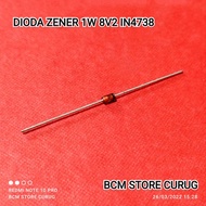 10 PCS Zener Diodes 1W 8V2 8.2V 1N4738A IN4738A 4738A