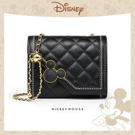 Disney/Disney  New Mickey Fashion Rhombus Light Luxury Shoulder Small Golden Balls Crossbody Bag for