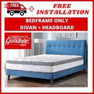 Luxury Bed Frame /Divan +Head Broad High Quality AK101 Goodnite SET ( FREE delivery + FREE installat