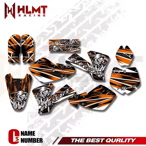 FOR KTM SX65 SX 65 65SX 2002-2008 2003 2004 2005 Motorcycle TEAM GRAPHICS & BACKGROUNDS DECALS STICK