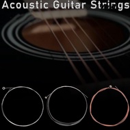 YMIFI Classical Acoustic Guitar Strings, Stainless Steel Copper Bronze Color Folk Guitar Strings, 3 