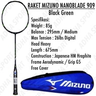 Raket Badminton Mizuno Nano Blade / Nanoblade 909 Black Green Original Bulutangkis Adha Sport