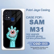 Latest Samsung M31 Case Cool Emoji Casing Samsung M31 Hardcase Softcase Glossy