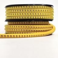 EC1 ELECTRICAL WIRE NUMBERING RING - 2.5MM / EC2 WIRE - 4mm WIRE / EC 3- 6mm WIRE