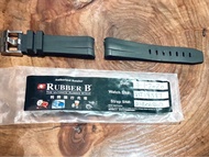 Rubber B 黑色橡膠錶帶