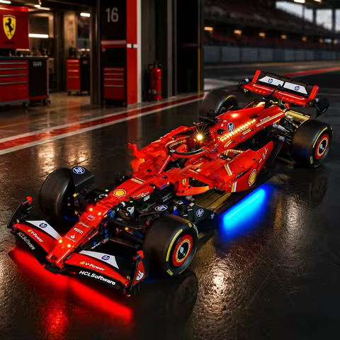 HPROSPER LED Light (No Model) For LEGO 42207 Technic Ferrari SF-24 F1 Rennauto Bausteine Light Up yo