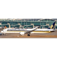 AV 1: 400 Singapore Airlines B787-10 9V-SCP Alloy Airplane Model Landing Stand Detachable
