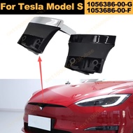 Front Bumper Logo T Badge For Tesla Model S 2016-2021 Oem 1056386-00-G 1053686-00-F 105638600G 10536