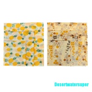 [Desertwatersuper] Food Wrap Beeswax Reusable Sustainable Plastic Free Beeswax Food Storage Wrap