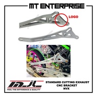 FREE 2 YAMALUBE OIL - MJL Original Yamaha CNC Standard Cutting Exhaust Bracket Y15 / Y16 / LC