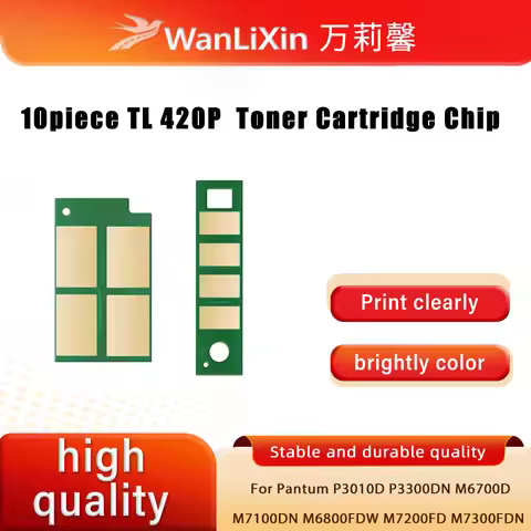 10PCS TL 420P TL-420LP Toner Cartridge Chip DL-420P Drum Chip For Pantum P3010D P3300DN M6700D M7100