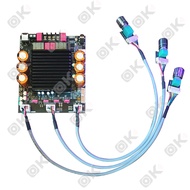 OKMUSIC บอร์ดขยายเสียงแรง ZK-3002T PRO แท้ 2.0 ช่อง บลูทูธ 5.0 รองรับ APTX QCC3034 ใช้ชิป TPA3255 ขั