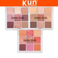 Sivanna 9-pan eyeshadow palette with smooth, matte shimmer, super pretty, trendy HF651