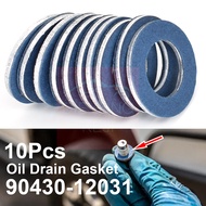 [Ready Stock] 10pcs Toyota Vios Altis Camry Perodua Myvi Axia Bezza Oil Sump Pan Drain Plug Gasket W