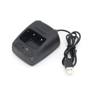 For New Baofeng 888S Walkie Talkie USB Charger Portable Li-ion Battery USB Cable Input 5V 1A For 666