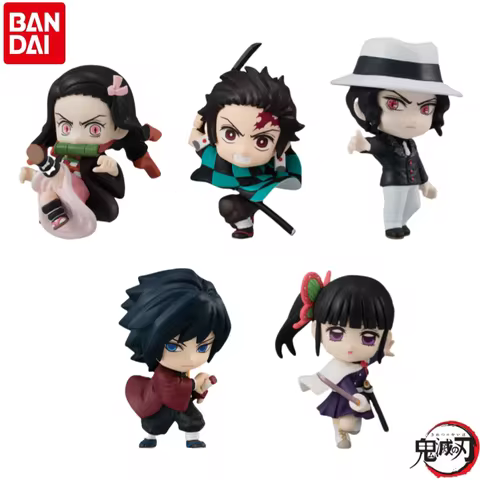In Stock Original Bandai Demon Slayer Adverge Motion 3 Figurine Model Ornaments Statue Holiday Gifts