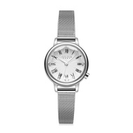 JULIUS นาฬิกาข้อมือสุภาพสตรีนาฬิกาสายสแตนเลสแบบอินเทรนด์เรียบหรูเรียบง่ายรุ่นนักเรียนแนวเกาหลี Lingl